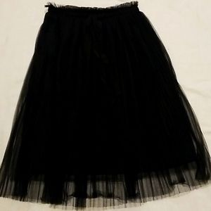 Black Tulle Skirt